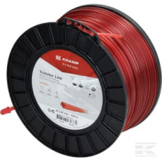 Kramp NL27169SKR Fil de coupe D. 2.65mm 169m carré rouge Kramp