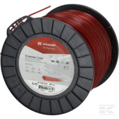 Kramp NL27281SKR Fil de coupe D. 2.65mm 281m carré rouge Kramp