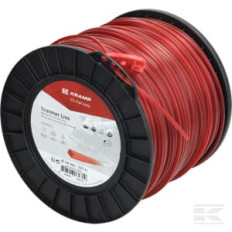 Kramp NL30221SKR Fil de coupe D. 3mm 221m carré rouge Kramp