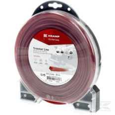 Kramp NL3336SKR Fil de coupe D. 3.3mm 36m carré rouge Kramp