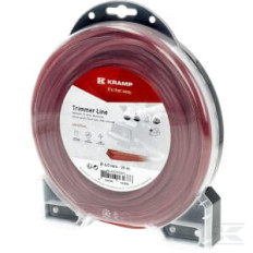 Kramp NL4025SKR Fil de coupe D. 4mm 25m carré rouge Kramp