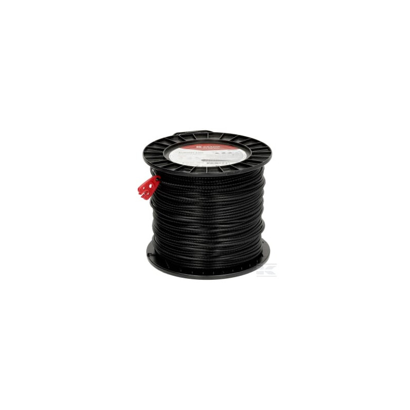 Kramp NL30195NKR Fil de coupe D. 3mm 195m carré noir Nylsaw