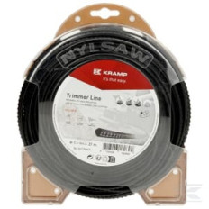 Kramp NL3527NKR Fil de coupe D. 3.5mm 27m carré noir Nylsaw