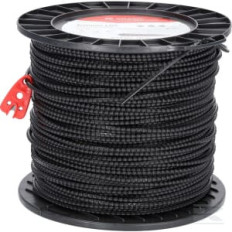 Kramp NL35143NKR Fil de coupe D. 3.5mm 143m carré noir Nylsaw