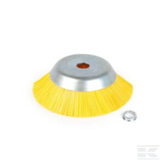 KOTI SRKO230002 brosse de désherbage 200x80 PP, axe D.20/25,4mm pour débroussailleuse