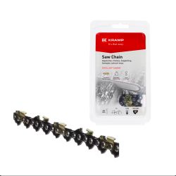 Chaîne tronçonneuse Kramp 50E 1,1mm 3/8"LP Demi-Ronde, revêtement Titane