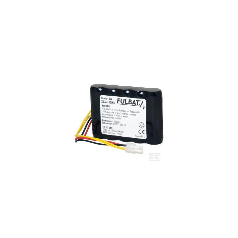 Fulbat FB560610 Batterie  Li-Ion 18V 2500 mAh