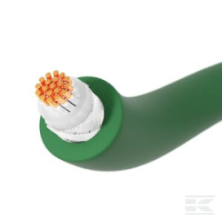 Grimsholm FGP2264 Câble de signal D.3,8mm - 800m Protection en maille métallique, fil en cuivre