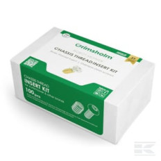 Grimsholm FGP7032 Kit d'inserts filetés pour châssis de tondeuse robot, 100x