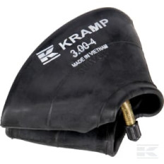 Kramp 3004TR87 Chambre à air pour jante D. 4", 3.00-4 / 4.00-4, valve coudée 90° TR87,