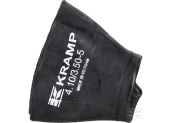 Kramp 4103505TR87 Chambre à air pour jante D. 5", 410/350-5, valve coudée 90° TR87,