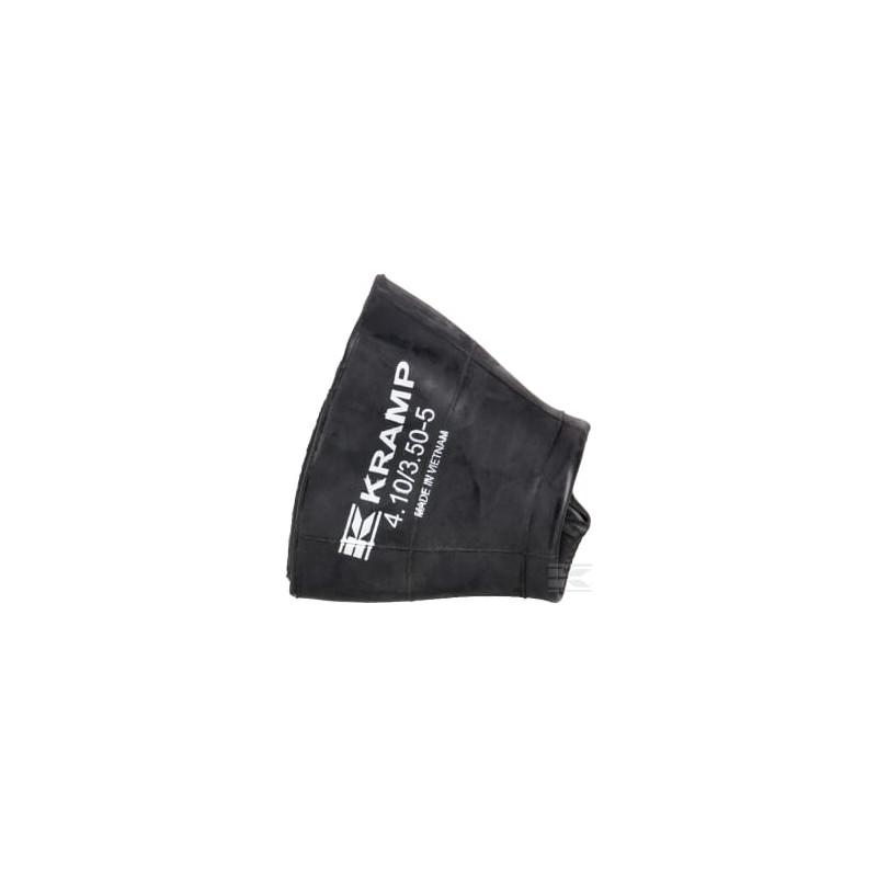 Kramp 4103505TR87 Chambre à air pour jante D. 5", 410/350-5, valve coudée 90° TR87,