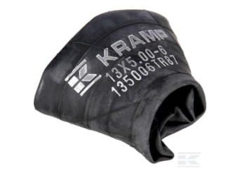 Kramp 135006TR87 Chambre à air pour jante de D. 6", 13x5.00-6, valve courbée 90° TR87,