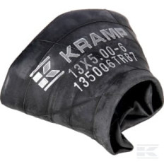 Kramp 135006TR87 Chambre à air pour jante de D. 6", 13x5.00-6, valve courbée 90° TR87,