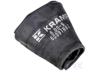 Kramp 6009TR87 Chambre à air pour jante de D. 9", 6.00-9, valve courbée 90° TR87,