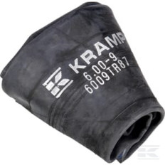 Kramp 6009TR87 Chambre à air pour jante de D. 9", 6.00-9, valve courbée 90° TR87,