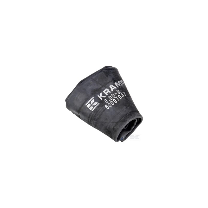 Kramp 6009TR87 Chambre à air pour jante de D. 9", 6.00-9, valve courbée 90° TR87,