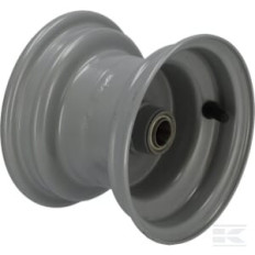 Stiga 1820015070 Jante de roue avant, 4"x6", gris foncé