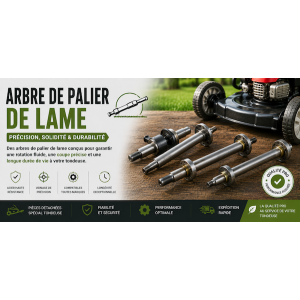 Arbre de palier de lame