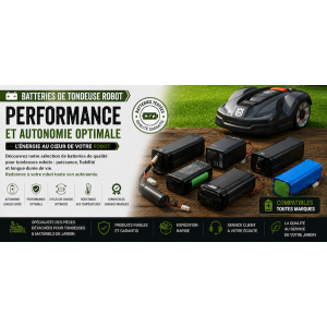 Batteries de tondeuse robot