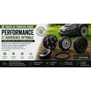 Roues de tondeuse robot