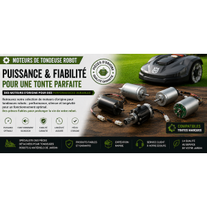 Moteurs de tondeuse robot