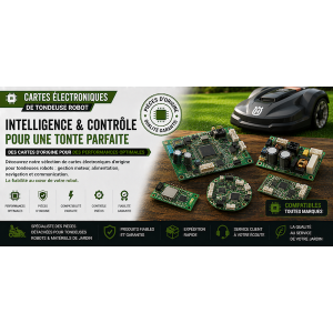 Cartes électroniques de tondeuse robot
