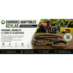 Courroies adaptables Kevlar