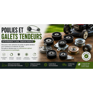 Poulies et galets tendeurs