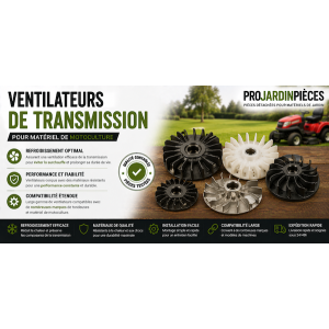 Ventilateurs de transmission pour matériel de motoculture