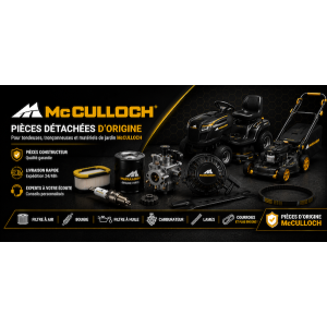 Pièces Détachées McCulloch – Origine & Fiabilité pour Machines de Jardin