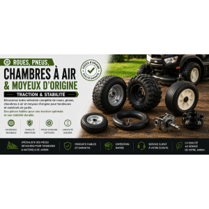 Roues, Pneus, Chambres à Air & Moyeux d’Origine – Traction & Stabilité