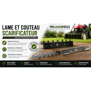 Lames et couteaux de scarificateur | Projardinpieces