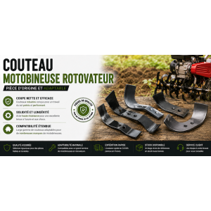 Couteaux motobineuse et rotovateur | Projardinpieces