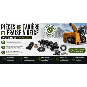 Pièces de tarière et fraise à neige d'origine et adaptables